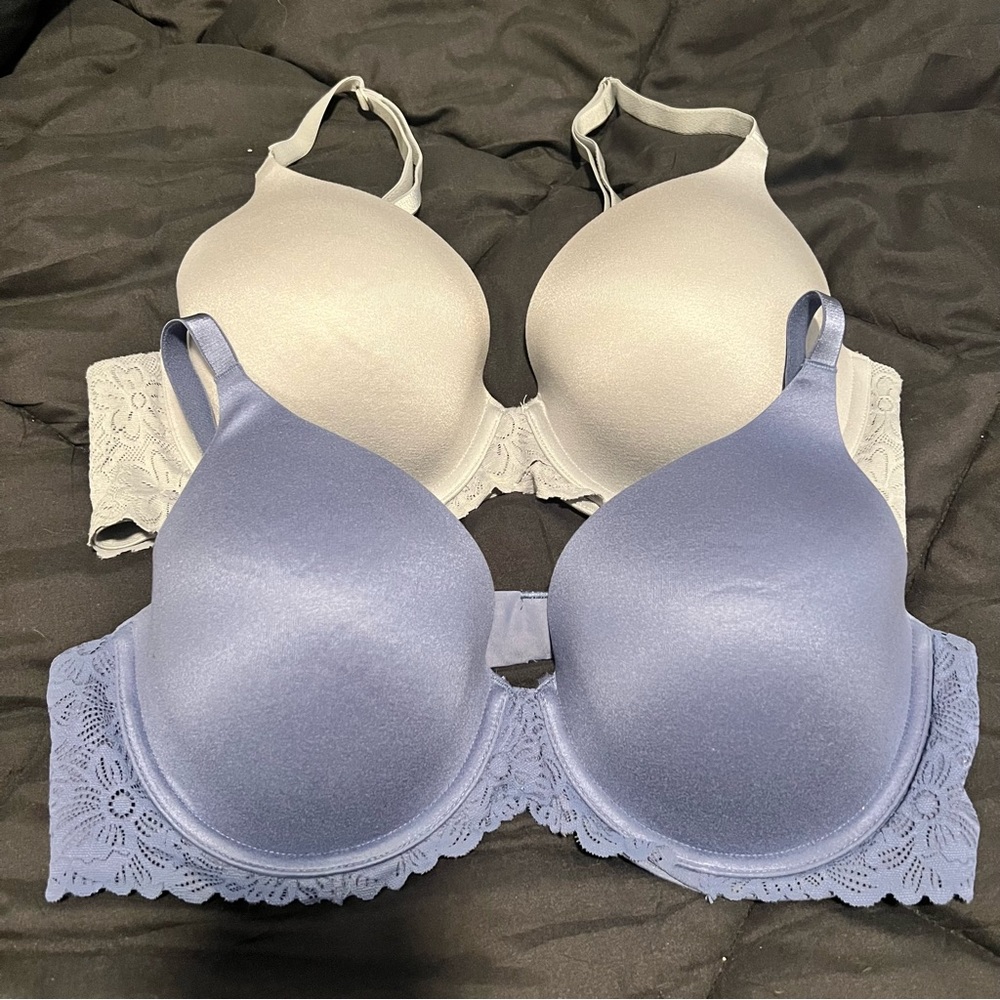 Aerie 36 D Blue Real Sunnie Full Coverage Bra Bundle